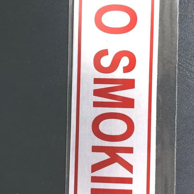 

STIKER ALUMUNIUM NO SMOKING PROMO