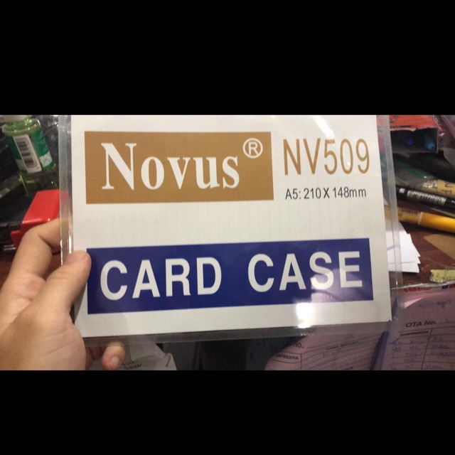 

Card case novus ukuran a5 tebal / merek xjy edw murah