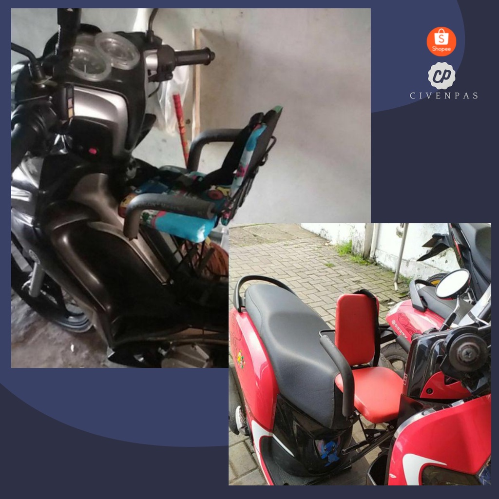 Jok Kursi Anak di Motor Tempat Duduk Anak di Motor Matic dan Motor Bebek 2 in 1