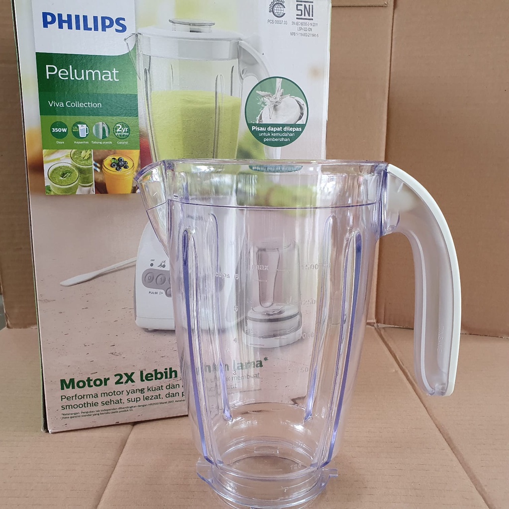 Set Jar Blender Philips HR 2115,2116,2061,2071 Plastik