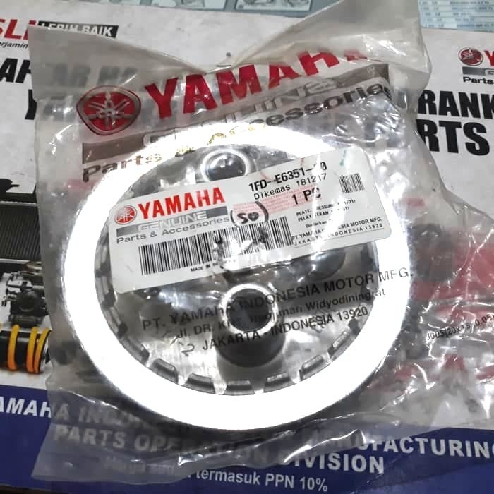 Lawan Kaki 4 Plat Kampas Kopling - Byson R15 Byson FI Asli Yamaha 1FD-E6351-00