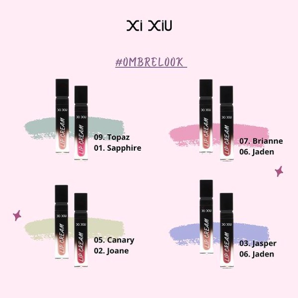 XI XIU Divine Lip Cream Light Pigmented Matte | Lipstik xixiu lipcream