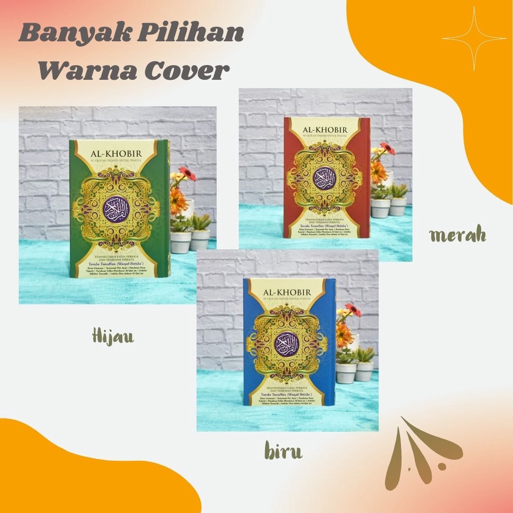 COD - Al Quran Al Khobir Terjemah Perkata Ukuran A4 & A5, Al Quran Transliterasi Per Kata, Al Quran 