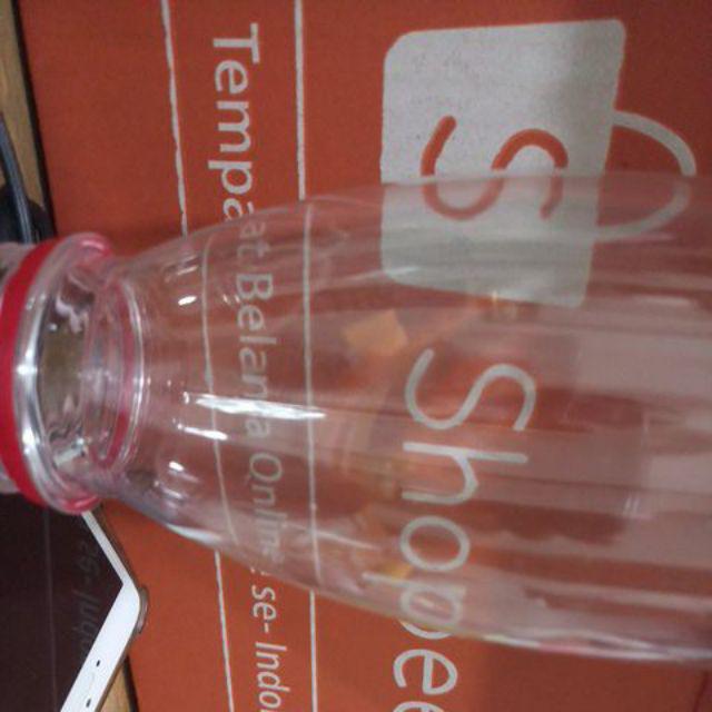 Botol Plastik Cantik 350ml / Paket 10 Pcs