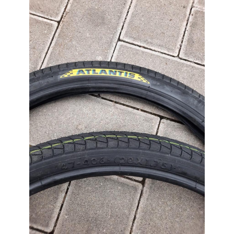 TERMURAH!!! Ban Luar Sepeda Ukuran 20 x 1.75 / ATLANTIS Hitam / Satuan / Realpict