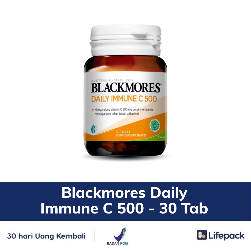 Jual Blackmores Daily Immune C 500 30 Tablet Suplemen Vitamin C