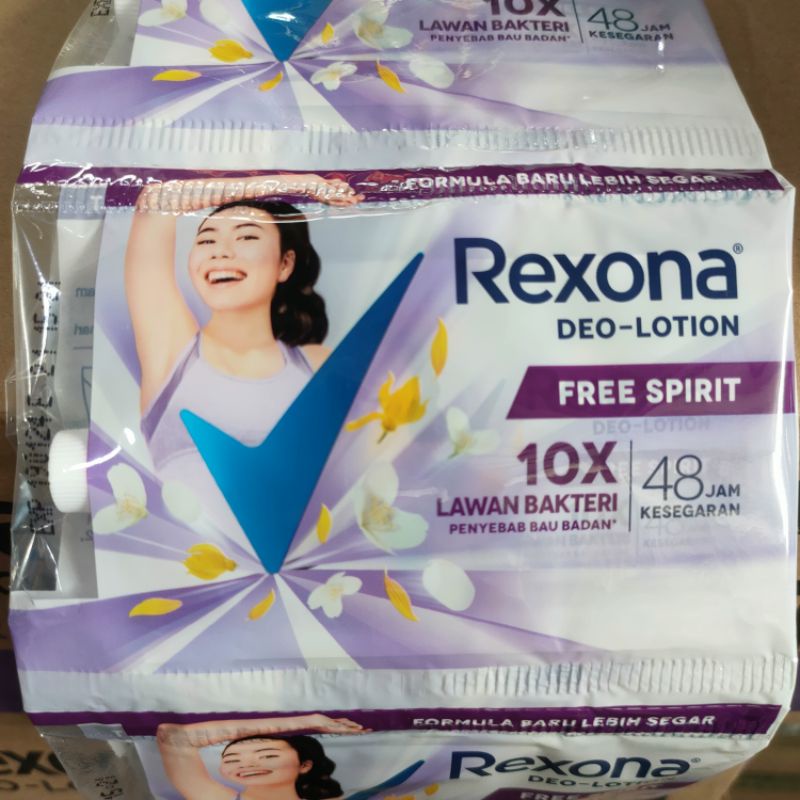 Rexona Women sacet free spirit deo lotion 9gr (kemasan baru)