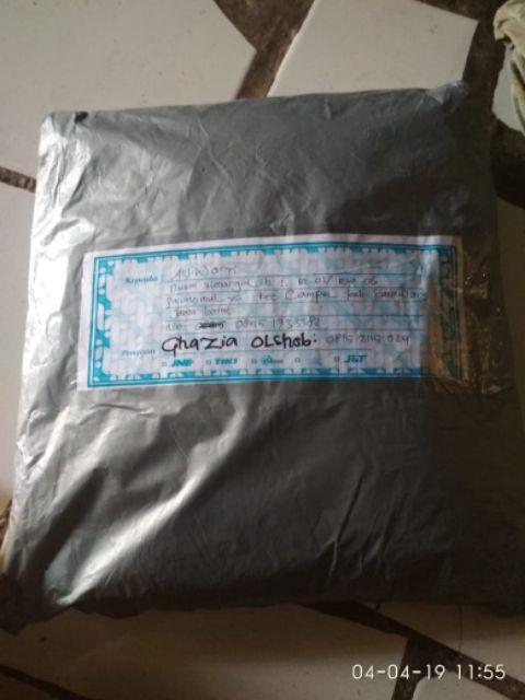 Grosir Baju Batik Murah /  Maura Couple Sania Rufle Adinda Couple Gamis /  Baju  Couple Gamis