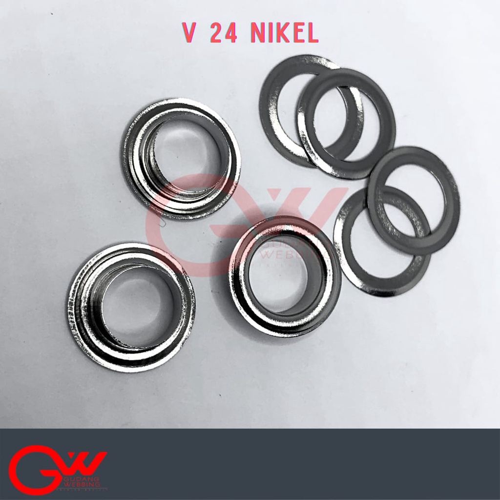 MATA ITIK / MATA DOMBA / V 24 NIKEL (100pcs)