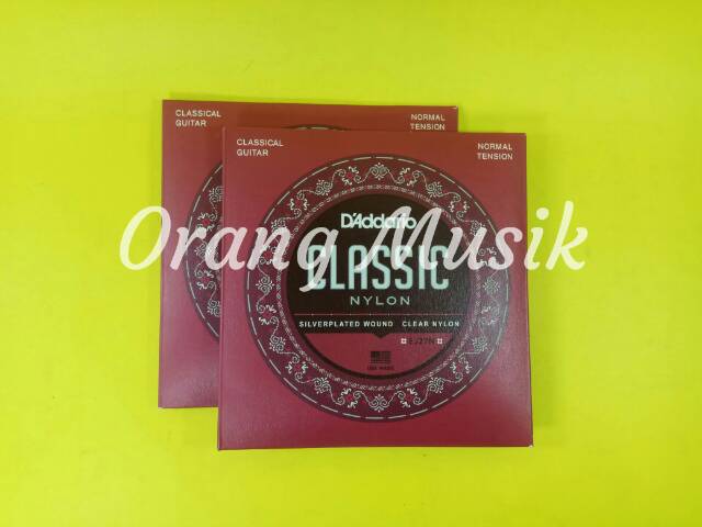 Senar Gitar Nylon D'Addario EJ 27N Clear Nylon