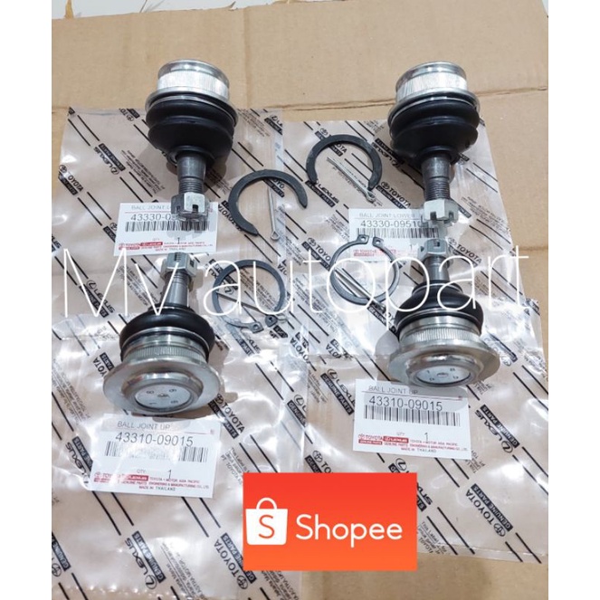 Paket ball joint atas 1set dan ball joint bawah 1set Toyota Innova Bensin Ori