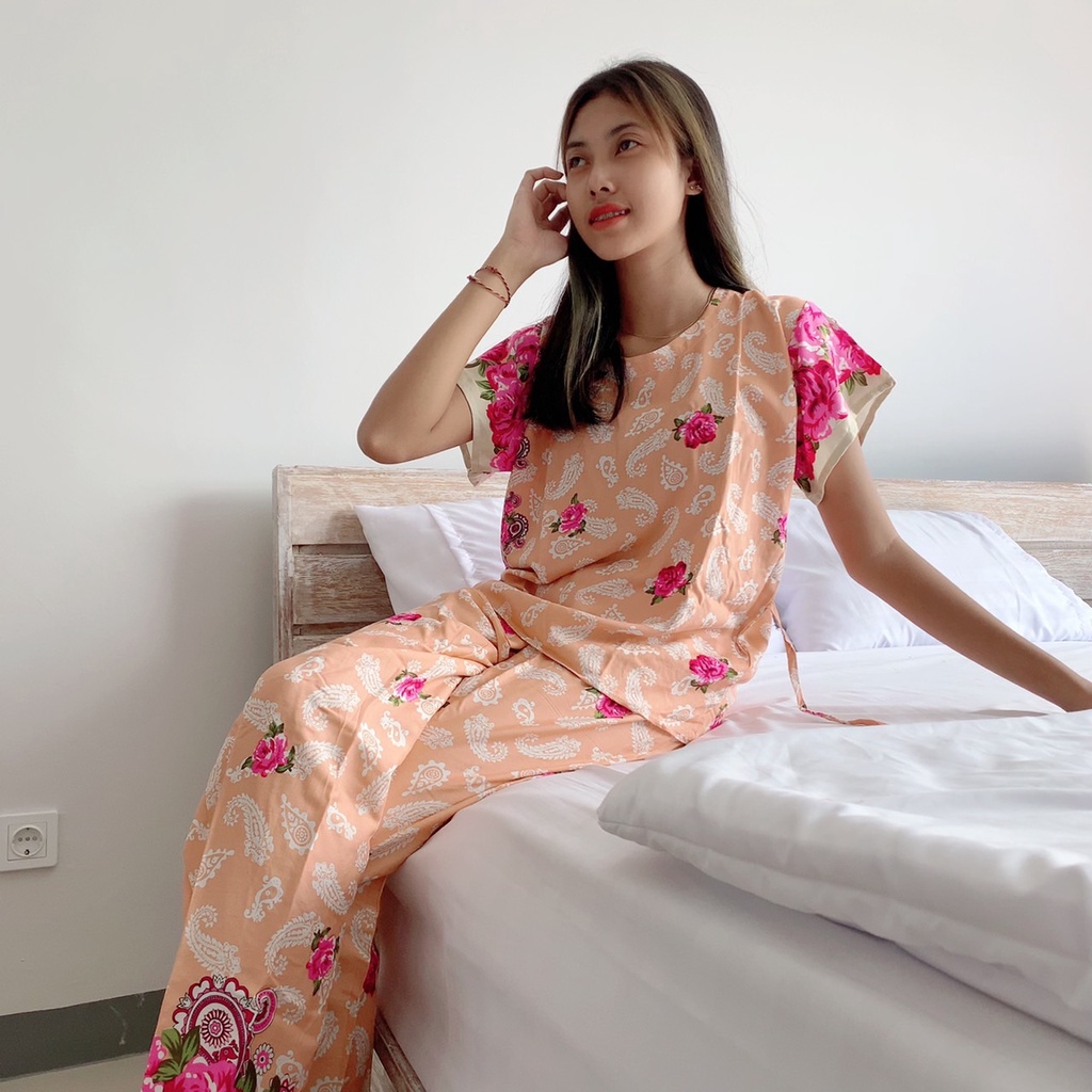 Setelan Panjang Bali-MARWAH PEACH