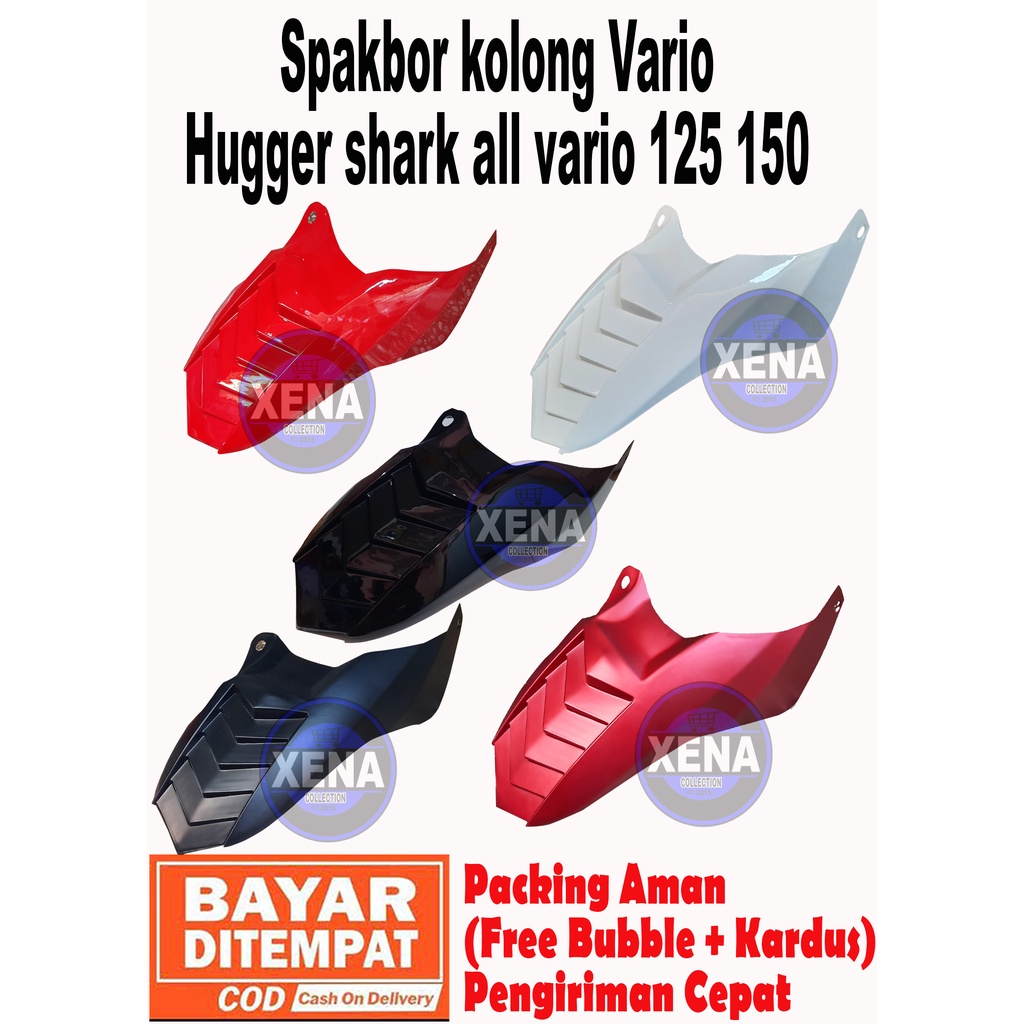 HUNGGER / SPAKBOR KOLONG VARIO 125 /150 / Spakbor kolong vario 125 vario 150 theno hugger / Spakbor Kolong Vario Hugger Shark Vario 150 &amp; 125 / Spakbor Kolong Huger Penahan Lumpur Vario 125 &amp; 150