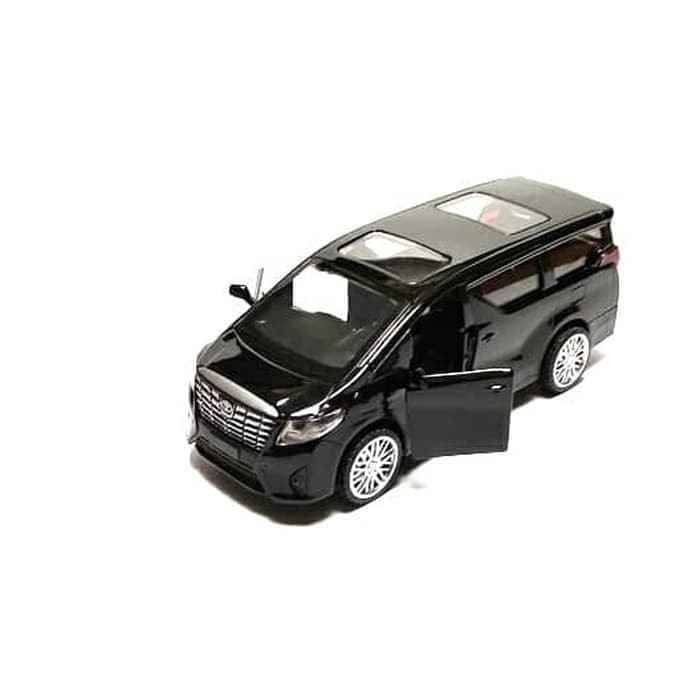 Diecast Apolo MSZ Toyota Alphard Hitam Diecast Apolo Alphard