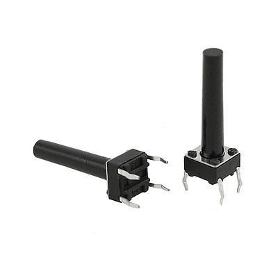 TACTILE BUTTON 19MM / PUSH ON 6X6X19MM MOMENTARY SWITCH