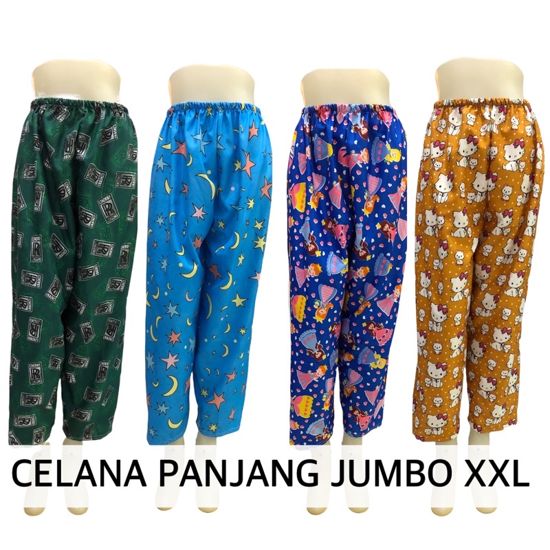 (PJ) PROMO POTONGAN ONGKIR. Celana Panjang Jumbo XXL