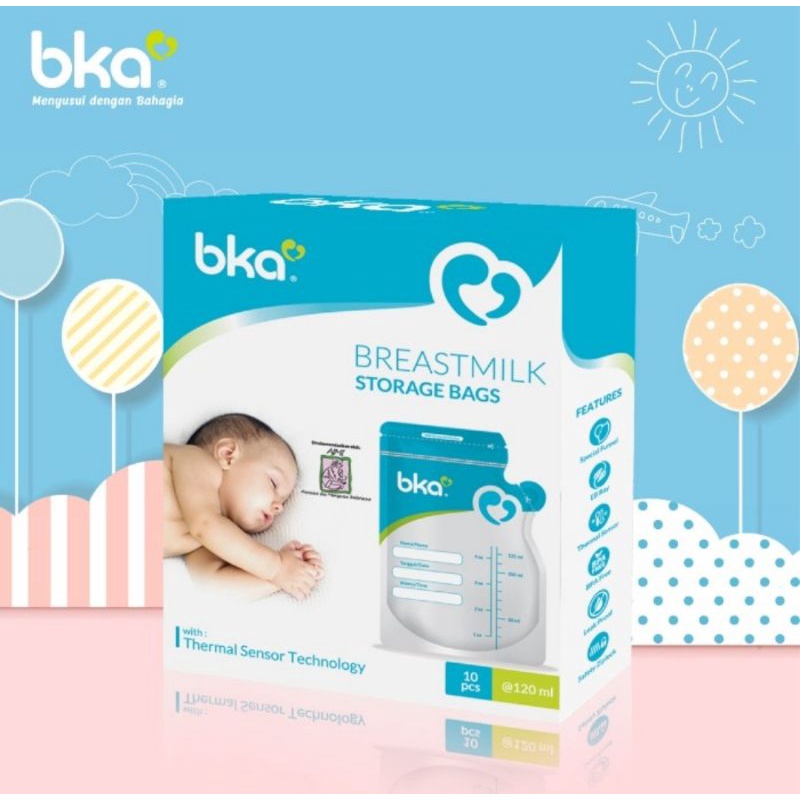 BKA Kantong ASI 120 ml Isi 10 Pcs &amp; 30 Pcs/Breast Milk Storage Bag