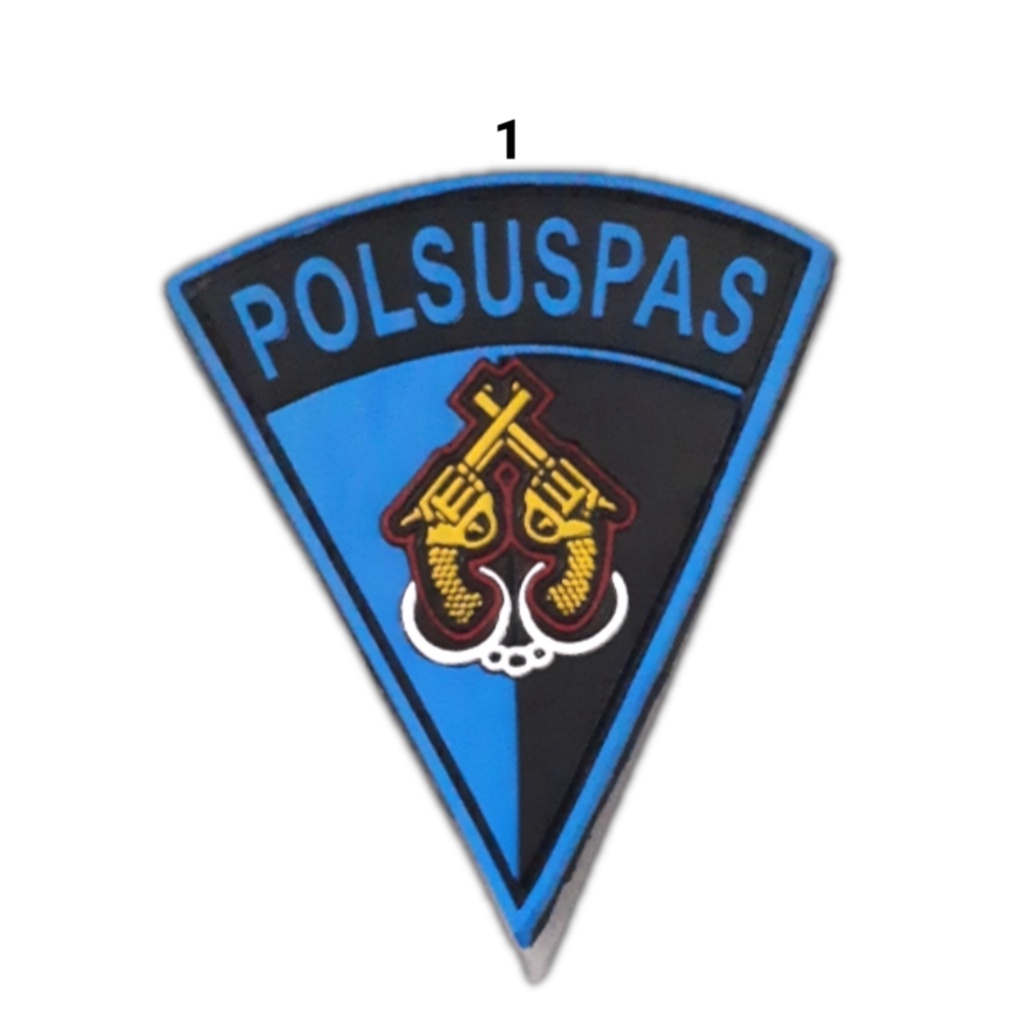 Patch Rubber Logo POLSUSPAS Pengayoman / Emblem Logo Polsuspas