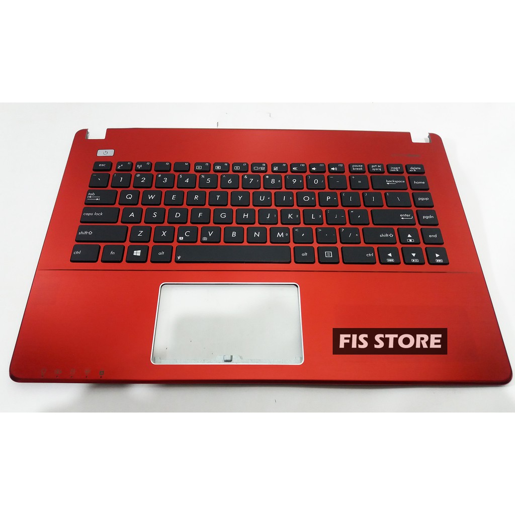Casing - Palmrest - Frame Keyboard ASUS X450 RED - USED