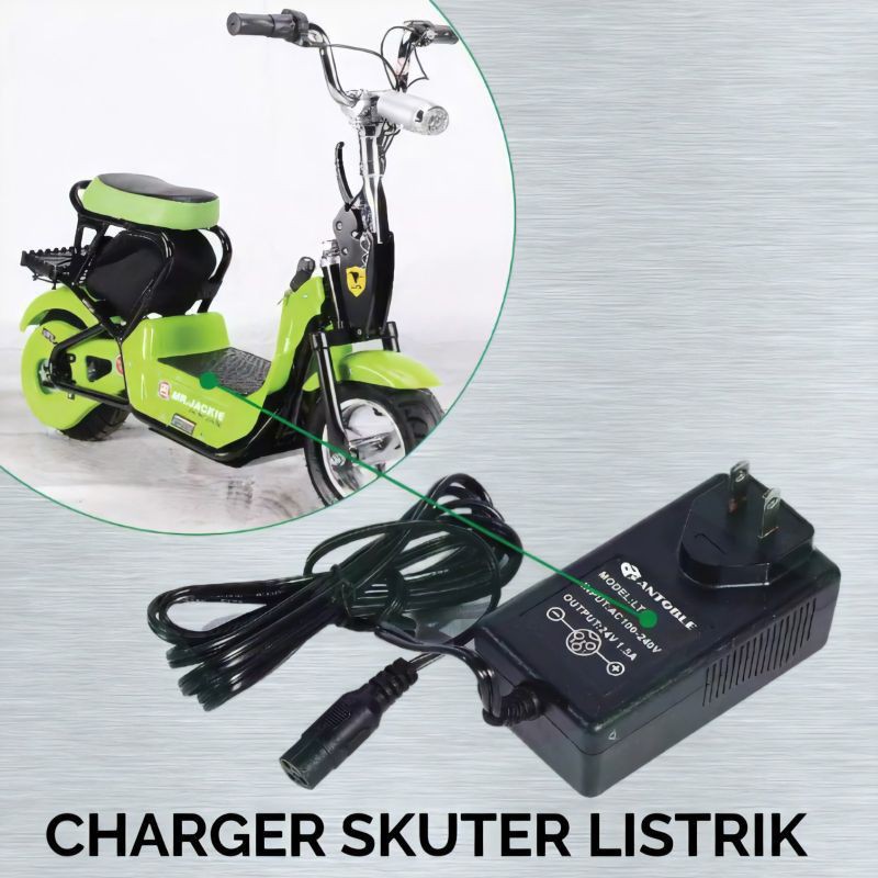 charger scooter listrik mr.jackie s899