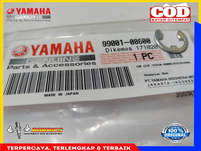 Circlip Kancing As Pompa Oli Samping Yamaha RX King RXS 99001-08600