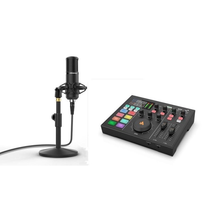 Maono Maonocaster AU-AM100-K1 Microphone Bundle Podcast Kit