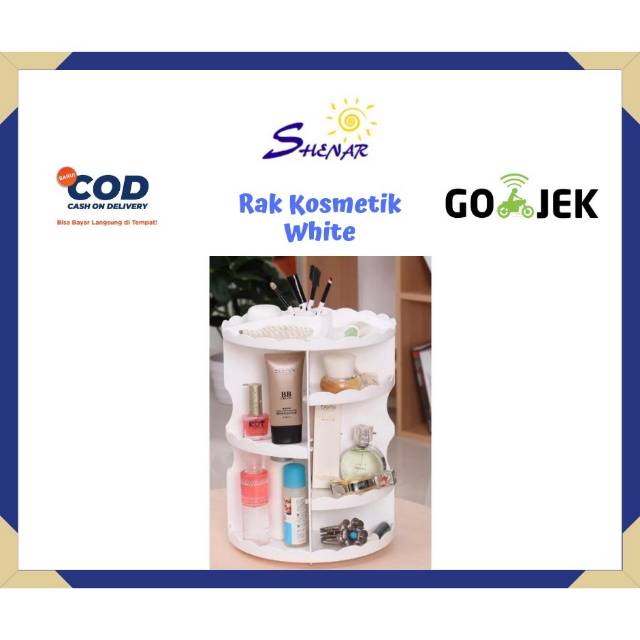 RAK KOSMETIK PUTAR PLASTIK MAKE UP 360 DERAJAT BEST RAK KOSMETIK PUTAR PLASTIK MAKE UP 360 DERAJAT BEST