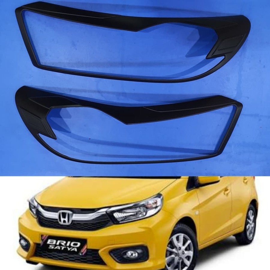 Head Lamp Garnish / Garnish Depan All New Brio 2019 Hitam Doff