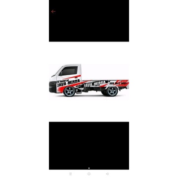 cutting sticker body mobil traga
