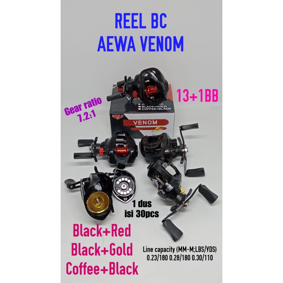 Reel BC / BAITCASTING AEWA VENOM (LEFT HANDLE)