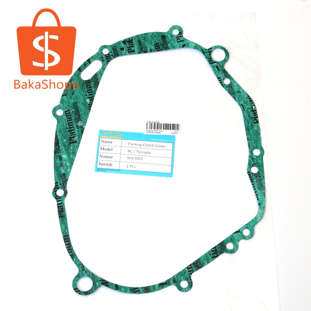 Gasket Paking Bak Kopling Suzuki RC100 Tornado Crystal