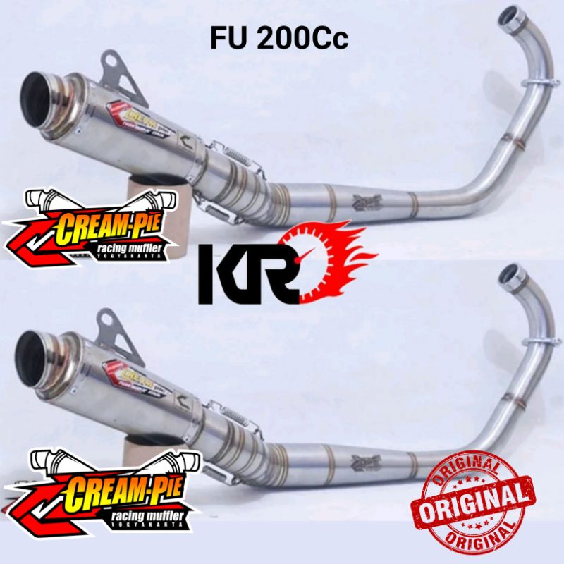 Knalpot Creampie CP3 Satria FU Kompetisi 200Cc Original Creampie Yogyakarta