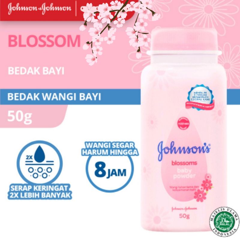 [Sebelum Waxing] Johnson's Baby Powder | Menyerap Keringat 2x Lebih Banyak | Blossom