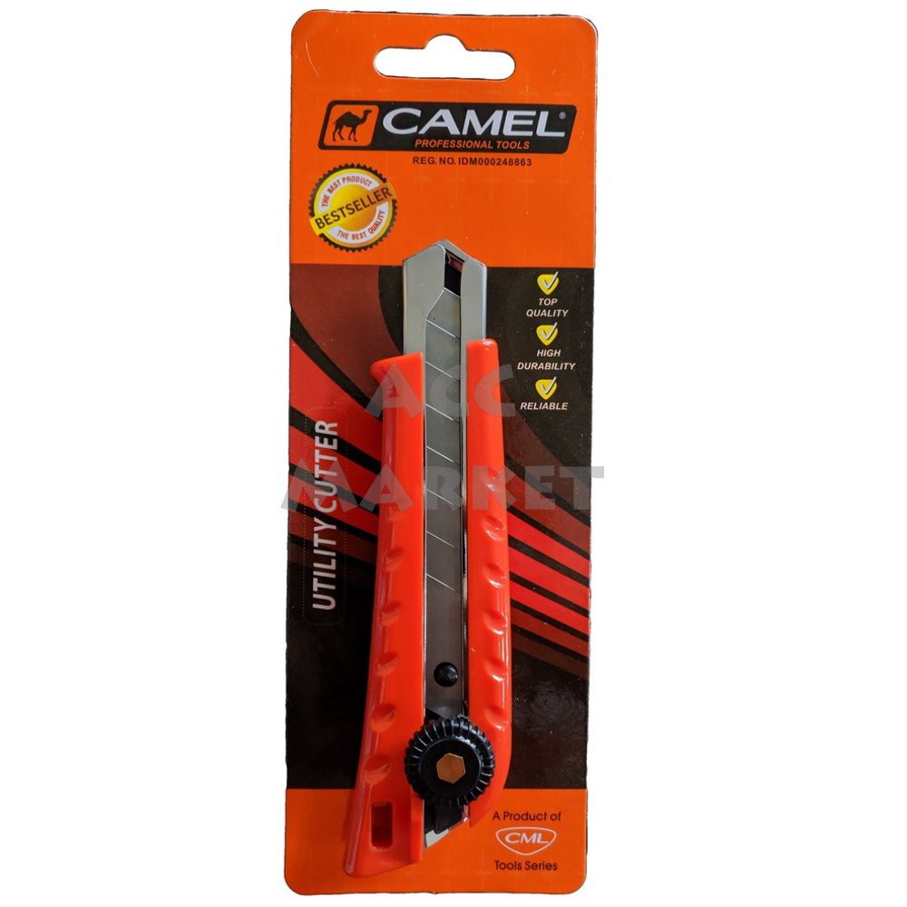 

Pisau Cutter Putar Besar Murah Tajam Cutting Kater Cuter Cater Karter Knife Piso Kertas Kardus DIY
