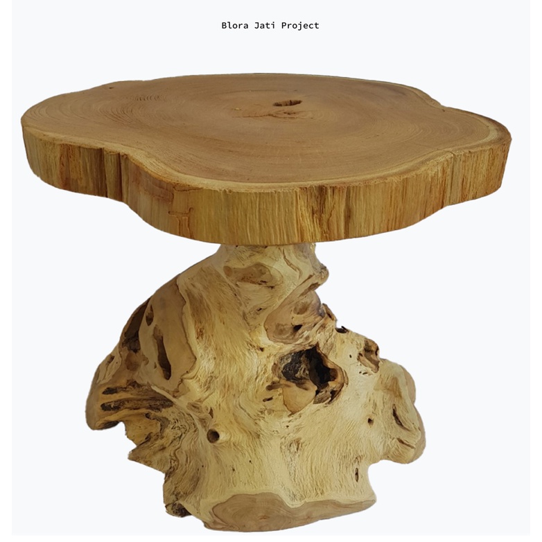 Kursi Jamur Akar Jati / Stool Chair - Type 24