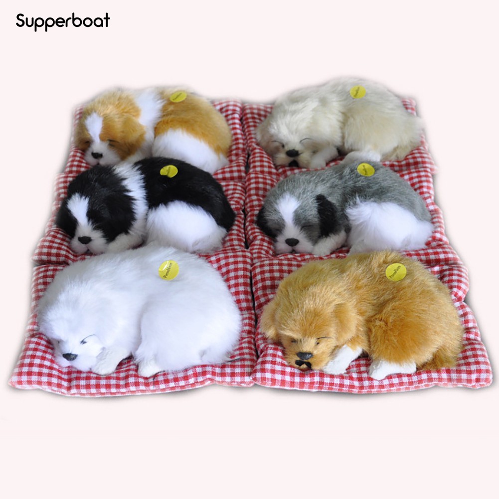 sleeping dog soft toy