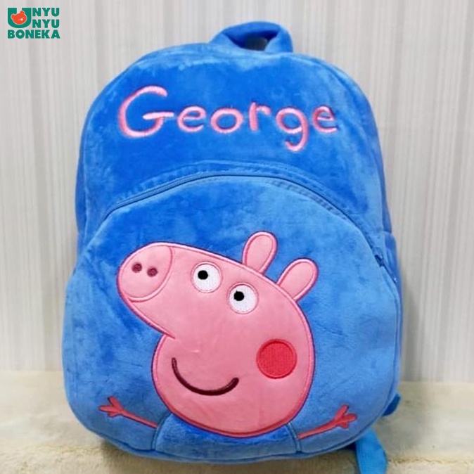 tas ransel anak peppa george pig babi animal backpack sekolah