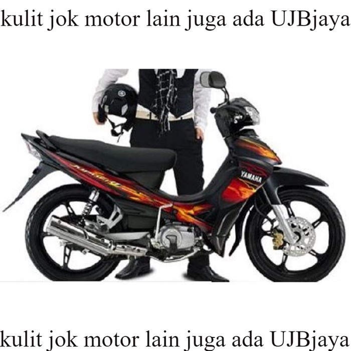 Sarung Jok Motor Jupiter Z Original / BAHAN ORI Kulit Jok Motor Jupiter Z S2