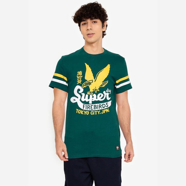 Superdry Bonded Varsity Tee - Original & Vintage Pria 01