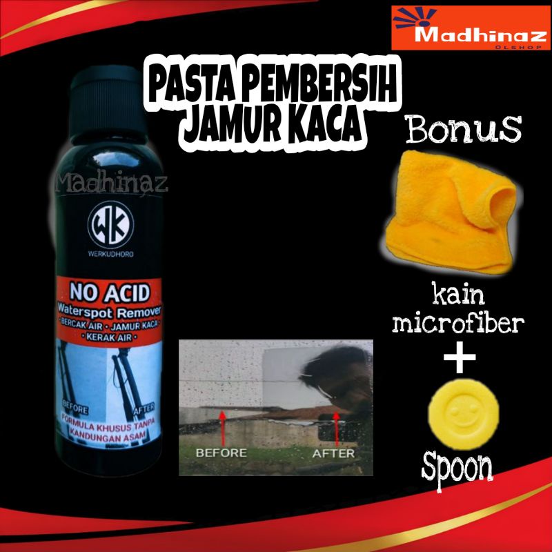 Pembersih jamur kaca mobil NO ACID efek daun talas / pembersih kaca semua jenis kaca