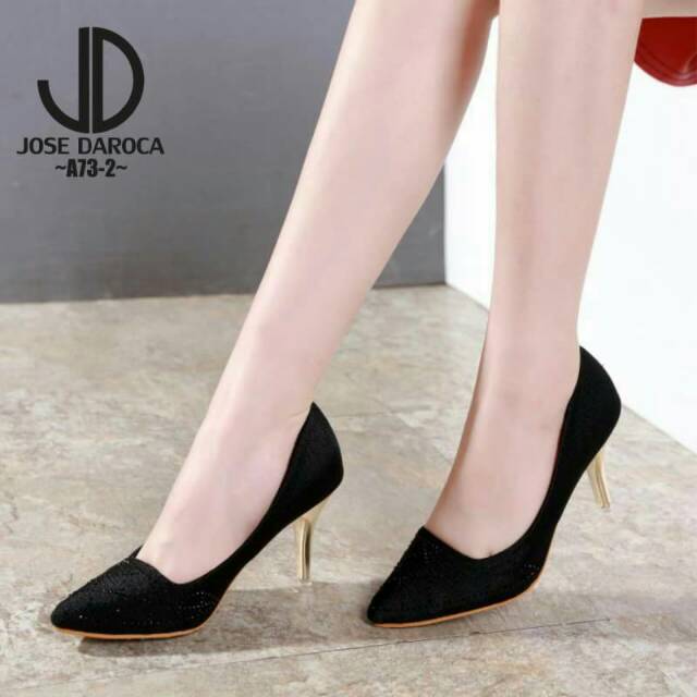 SEPATU WANITA IMPORT MURAH HEELS JD A73-2