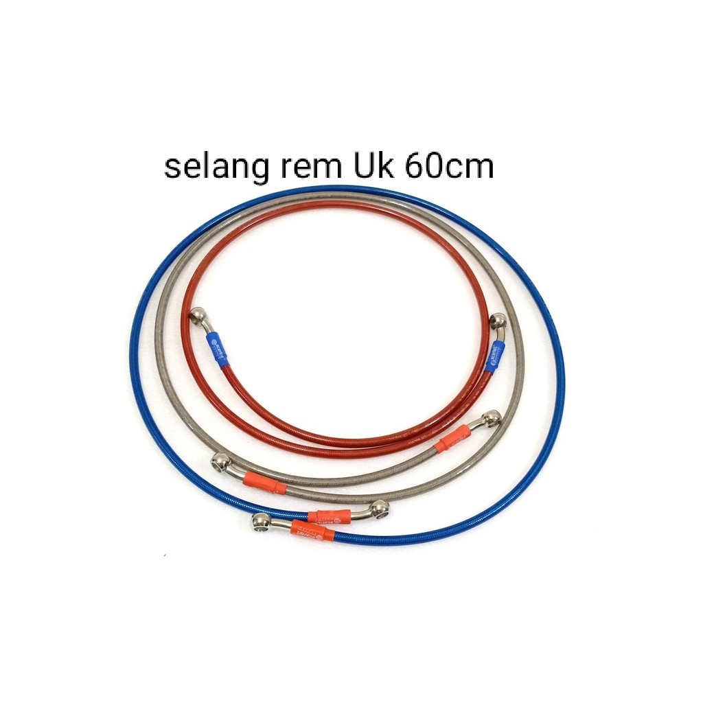 Selang Rem Belakang 60 CM Carbon Model TDR