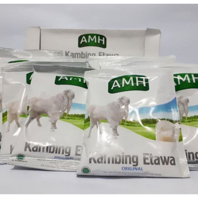 

susu kambing etawa amh full cream 10 sachet