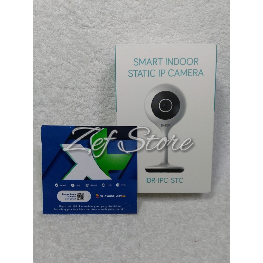 [ORIGINAL] Paket Bundling BARDI IDR-IPC-STC Static Indoor Smart IP Camera WiFi Cam CCTV Home Automat