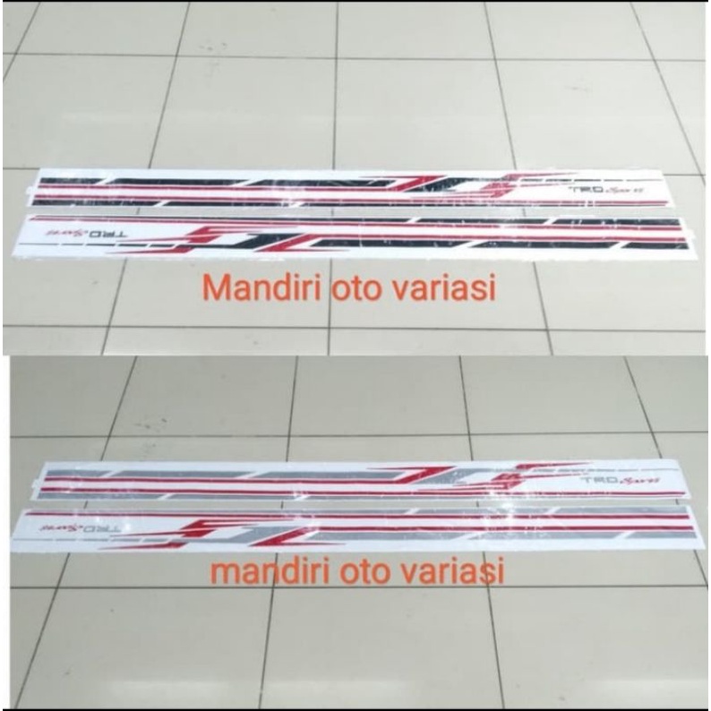 STICKER BODY MOBIL STIKER FULL BODY INNOVA TRD SPORTIVO