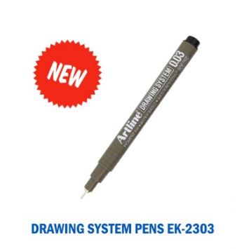 

ARTLINE Drawing Pen Marker EK-2303 0,03 238 hitam (LUSIN)