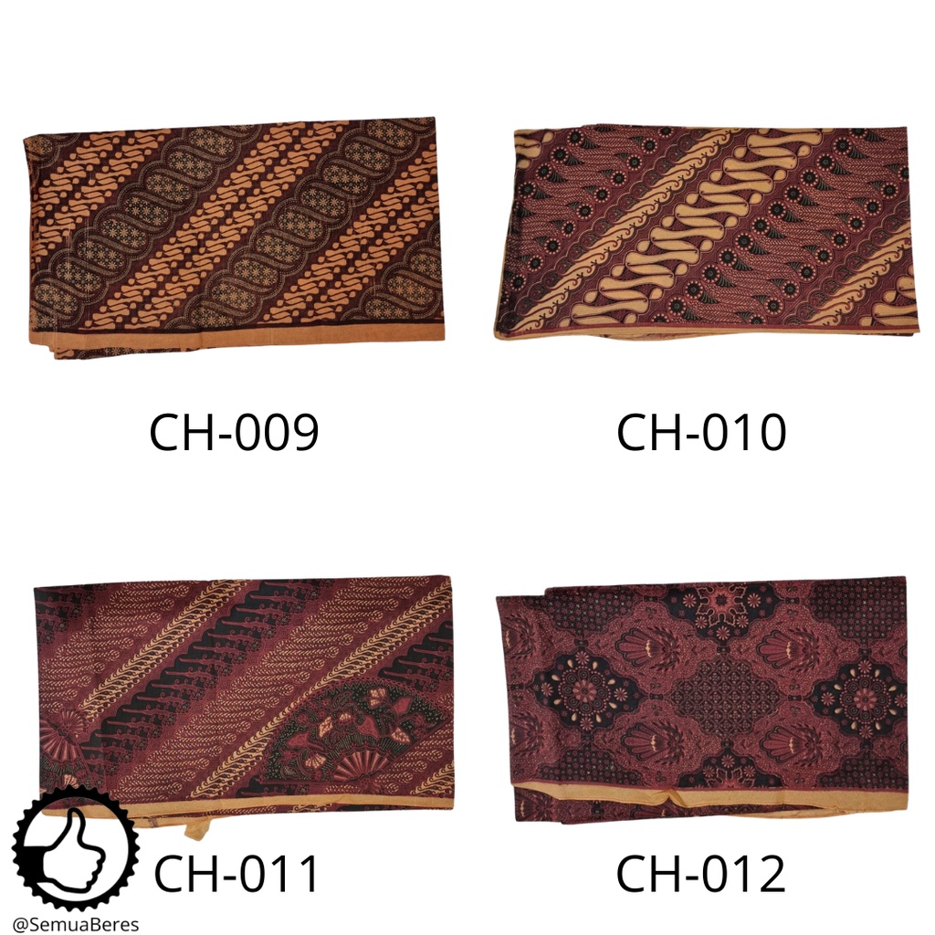 Kain Batik Halus Panjang Dua Palu / Kain Batu