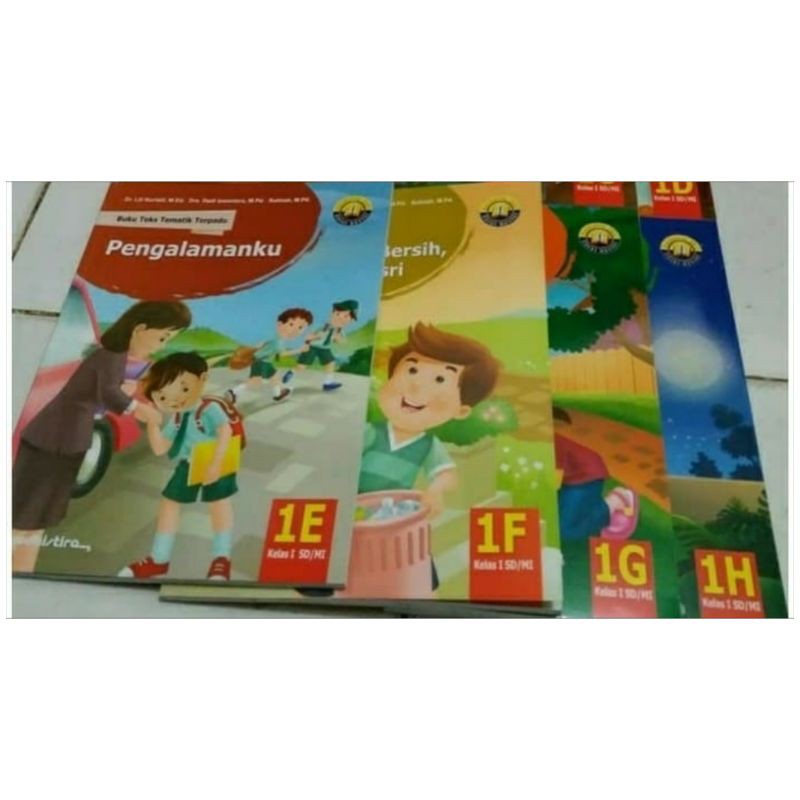 Buku Teks Tematik Terpadu Untuk SD Kelas 1 Tema 1E 1F 1G 1H Kurikulum 2013