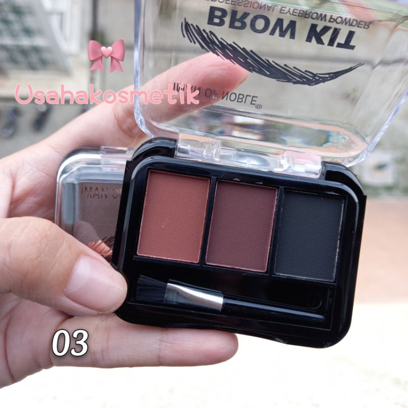 IMAN OF NOBLE EYEBROW 2 WARNA EYEBROW POWDER 2 WARNA No. 970