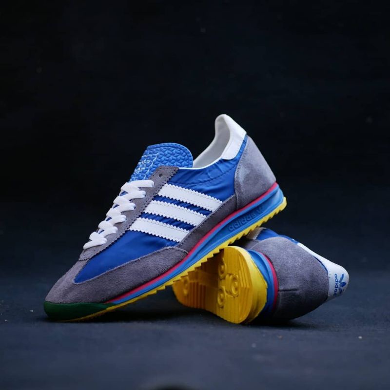 Sepatu Adidas Sl72 Blue White Multicolor